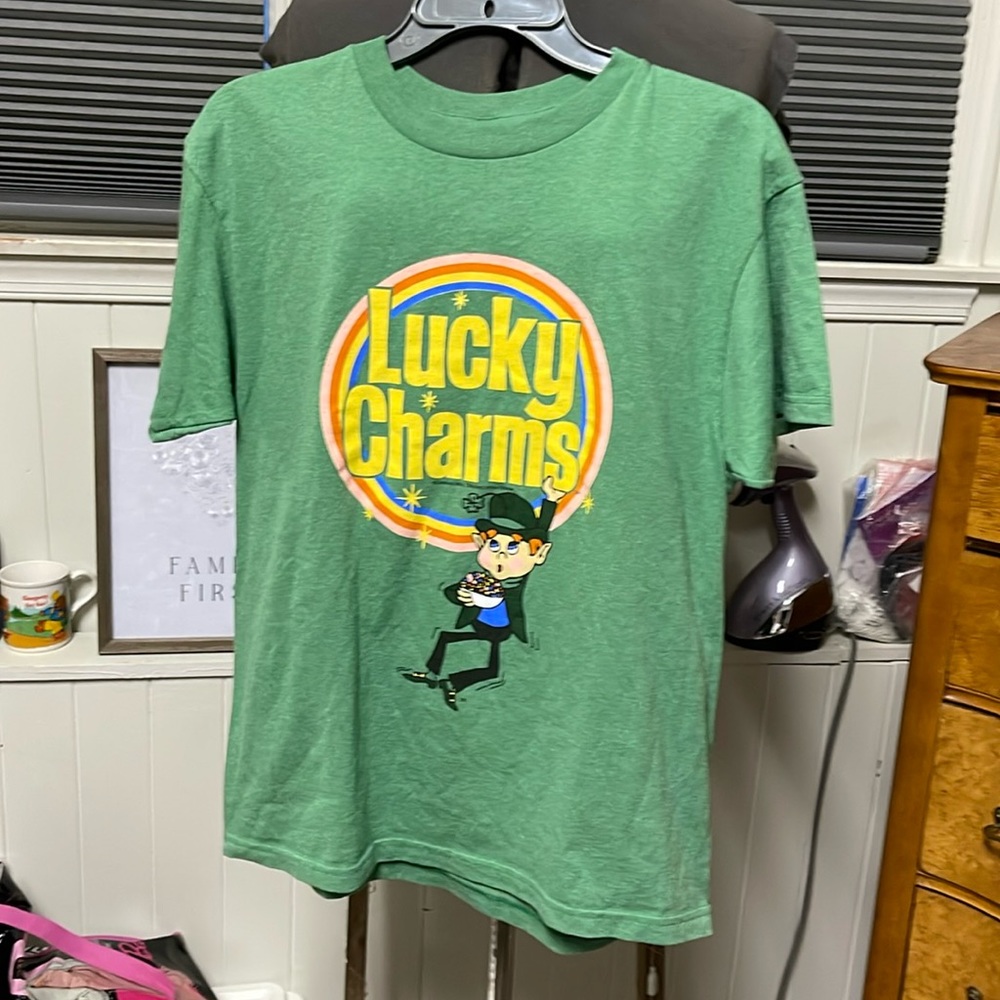 Lucky Charms Green T-Shirt with leprechaun